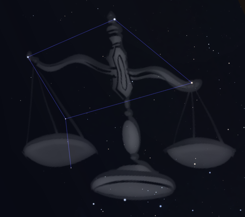 Sternbild Waage (Libra) * deinstern24.de