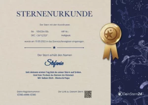 Zertifikat mit Siegel