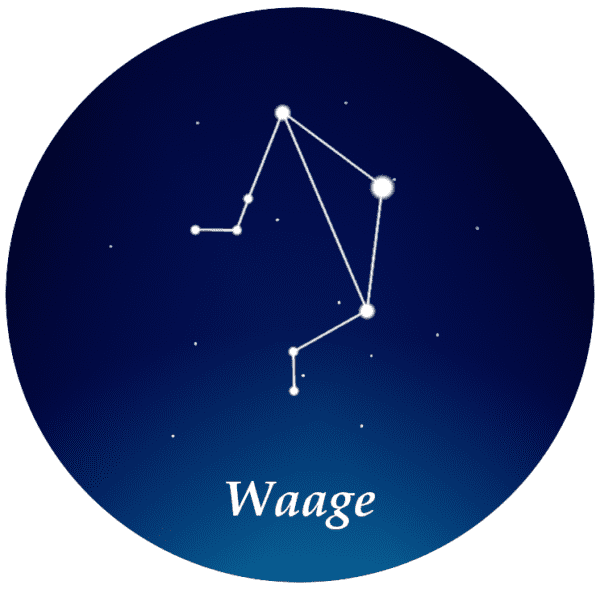 Sternbild Waage (Libra) * deinstern24.de