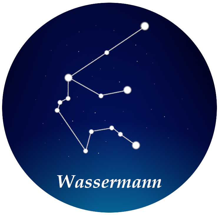Sternbild Wassermann Aquarius Deinstern24 de